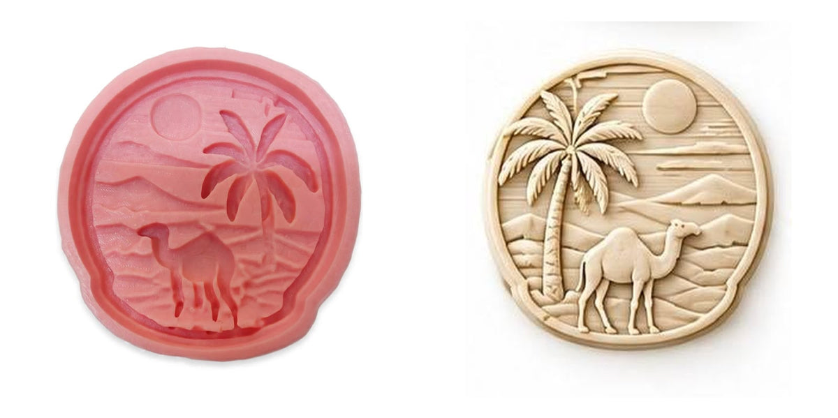 Camel, Palm Tree, and Desert Silicone Mold – Emirati Heritage Design