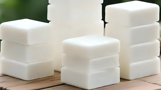 Raw white glycerin soap
